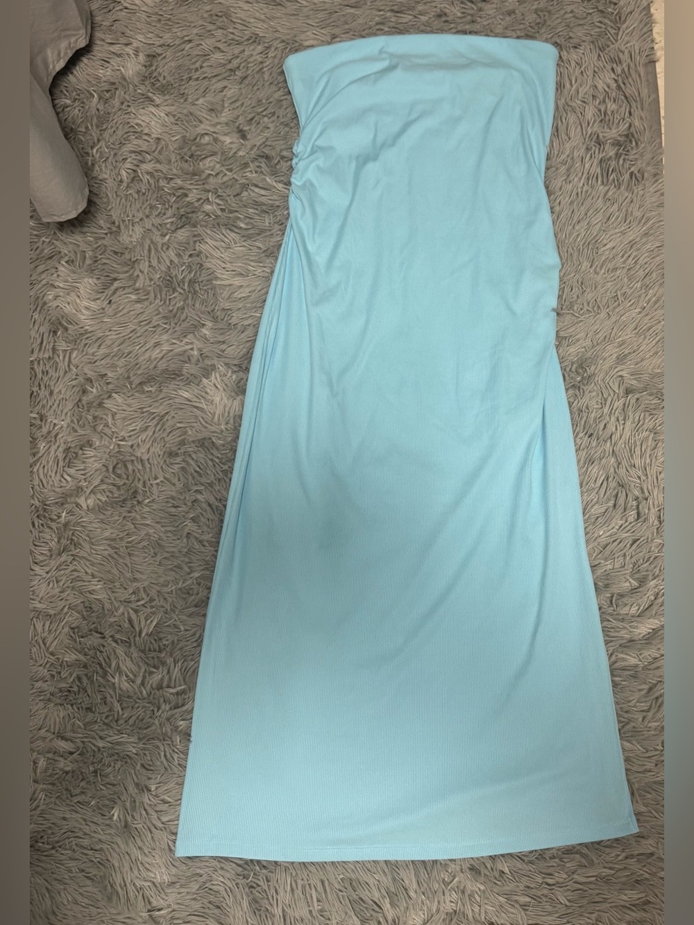 No Boundaries Light Blue Sleeveless Maxi Dress